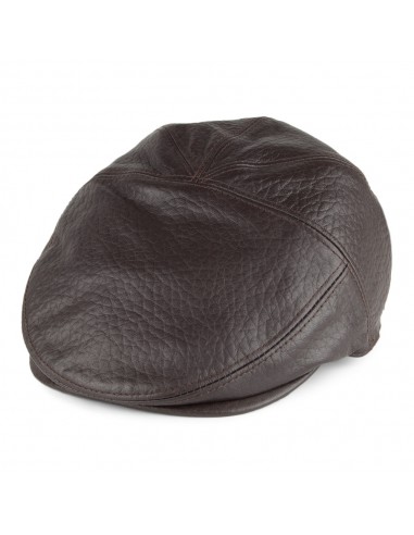 Casquette Plate en Cuir Langham marron foncé BAILEY la chaussure