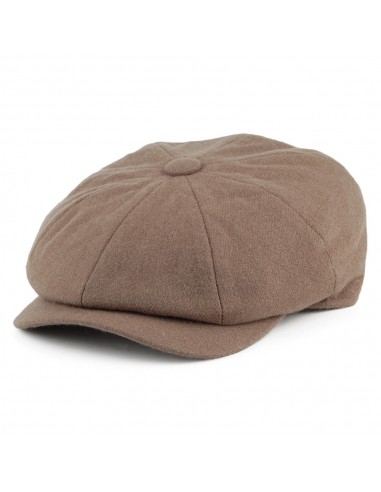 Casquette Gavroche en Satin de Laine Joshua Ellis beige sable clair CHRISTYS acheter