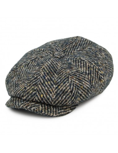 Casquette Gavroche en Laine à Chevrons Hatteras émeraude STETSON Par le système avancé 