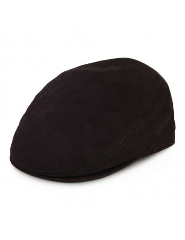 Casquette Plate en Daim noir CITY SPORT les ligaments