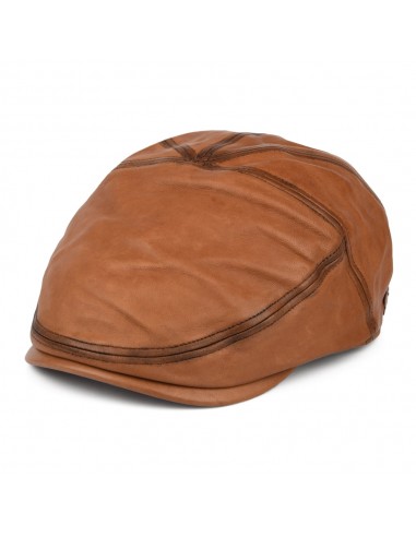 Casquette Plate en Cuir Glasby marron BAILEY livraison et retour toujours gratuits