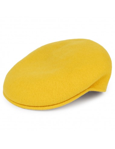 Casquette Plate en Laine 504 jaune KANGOL Jusqu'à 80% De Réduction