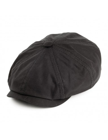 Casquette Gavroche en Coton Ciré Hatteras noir STETSON En savoir plus