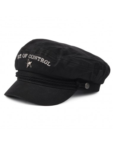 Casquette de Marin en Toile de Coton Cirée Out Of Control Joe Strummer noir BRIXTON prix