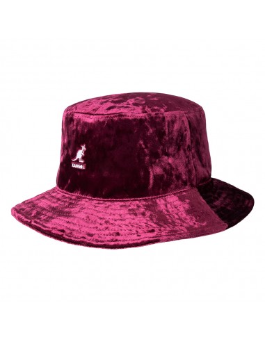 Chapeau Bob Rap en Panne de Velours bordeaux KANGOL Fin de série