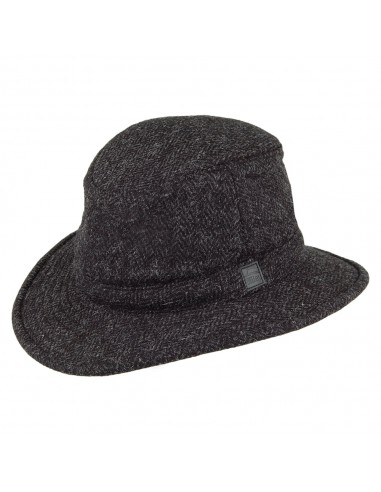 Chapeau Hiver en Harris Tweed TW2HT anthracite TILLEY pas cher chine