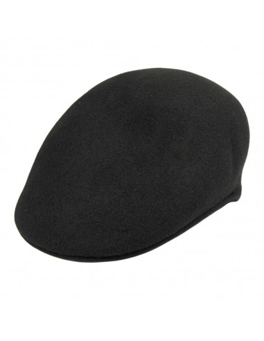 Casquette Ascot en Laine noir JAXON & JAMES - VENTE EN GROS Pour