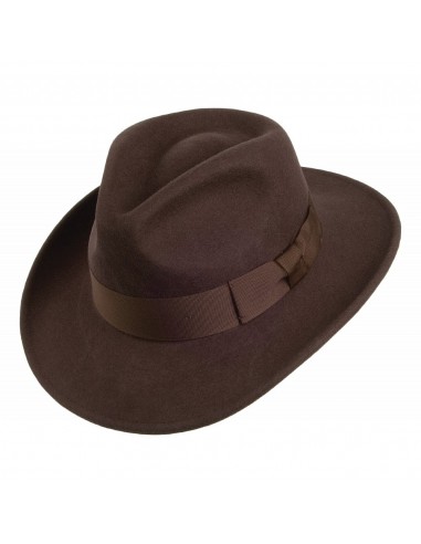 Chapeau Fedora Ford marron JAXON & JAMES - VENTE EN GROS 50-70% off 