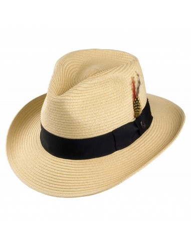 Chapeau Fedora Summer C-Crown naturel JAXON & JAMES - VENTE EN GROS votre