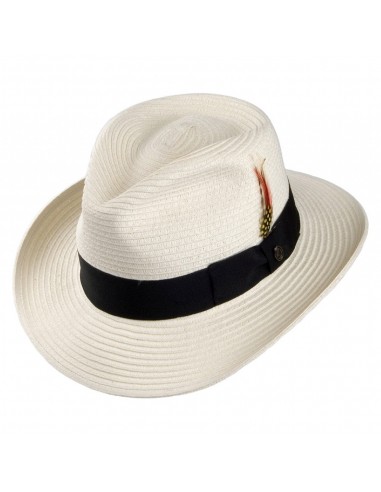 Chapeau Fedora C-Crown en Paille ivoire JAXON & JAMES - VENTE EN GROS meilleur choix