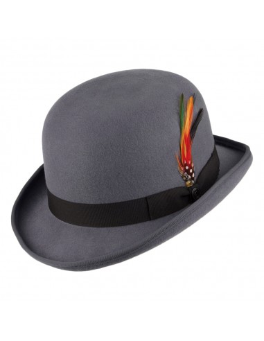 Chapeau Melon gris JAXON & JAMES - VENTE EN GROS 50% de réduction en Octobre 2024