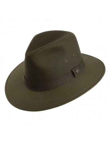 Chapeau Fedora Safari en Toile Cirée olive JAXON & JAMES - VENTE EN GROS Vous souhaitez 