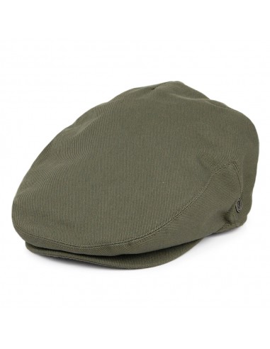 Casquette Plate en Coton Brossé olive JAXON & JAMES - VENTE EN GROS basket pas cher