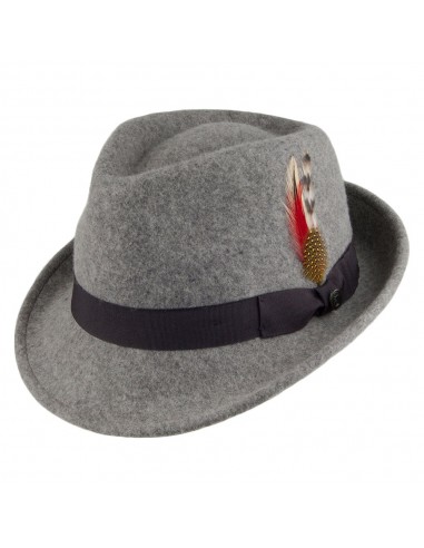 Chapeau Trilby Detroit flanelle JAXON & JAMES - VENTE EN GROS vous aussi creer 