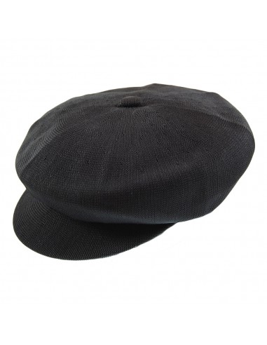 Casquette Gavroche en Tropic noir KANGOL rembourrage situé sous