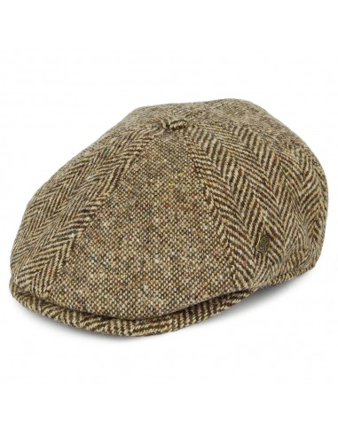 Casquette Gavroche en Tweed du Donegal Wexford marron FAILSWORTH Jusqu'à 80% De Réduction