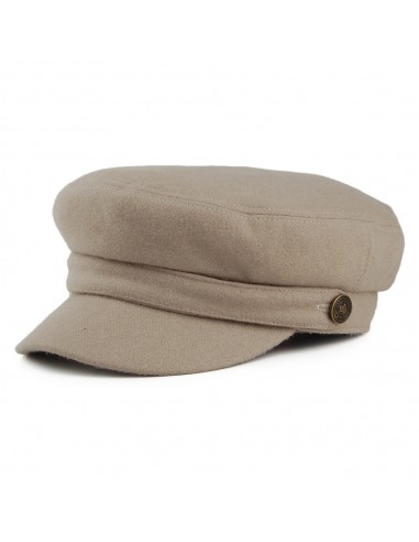 Casquette de Marin en Satin de Laine Joshua Ellis vison CHRISTYS soldes