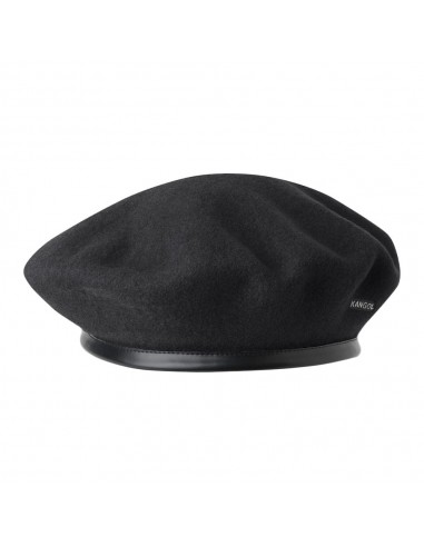 Béret Militaire en Laine Monty noir KANGOL pas cher