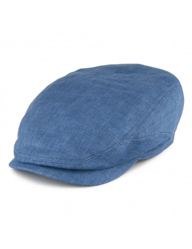 Casquette Plate en Lin Driver denim STETSON de la marque