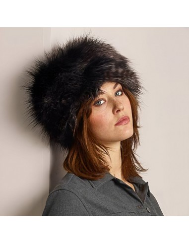 Chapeau Calot Femme Hiver en Fausse Fourrure noir caille HELEN MOORE Profitez des Offres !