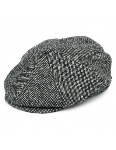 Casquette Gavroche Italienne en Tweed Galvin noir BAILEY les ctes