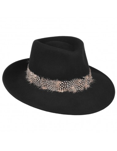 Chapeau Fedora Plume Country noir FAILSWORTH Economisez 