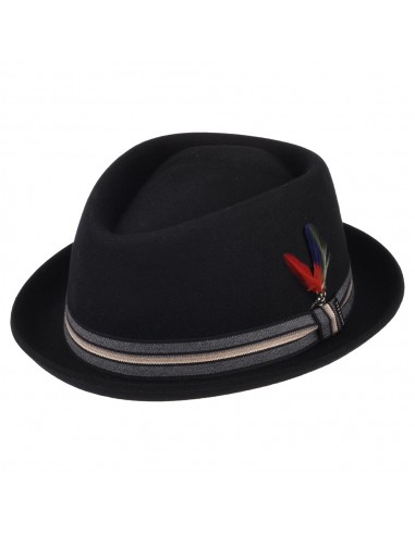 Chapeau Trilby en Laine Feutrée Diamond noir STETSON de France