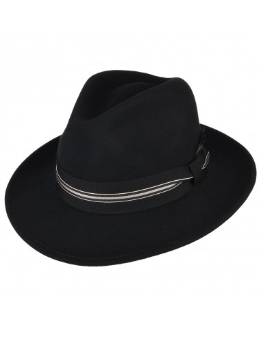 Chapeau Fedora en LiteFelt Marack noir BAILEY meilleur choix