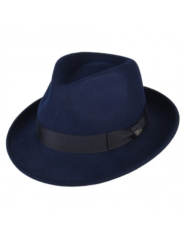 Chapeau Trilby en Laine Feutrée Maglor bleu marine BAILEY Découvrez la collection