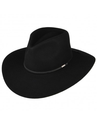 Chapeau Fedora en Laine Feutrée Hailey noir BRIXTON 50-70% off 