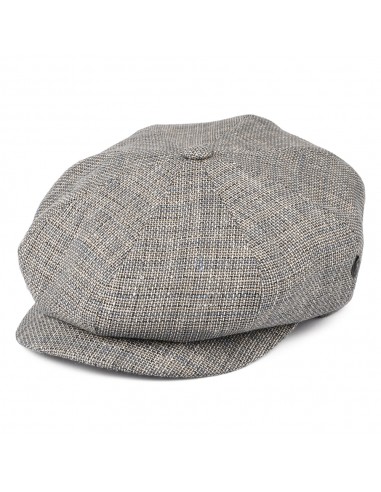 Casquette Gavroche en Lin et Coton gris-bleu CITY SPORT Par le système avancé 