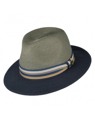 Chapeau Fedora Safari Traveller gris-bleu STETSON plus qu'un jeu 