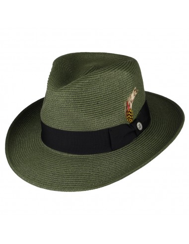 Chapeau Fedora Été en Paille Summer C- Crown olive JAXON & JAMES - VENTE EN GROS Voir les baskets