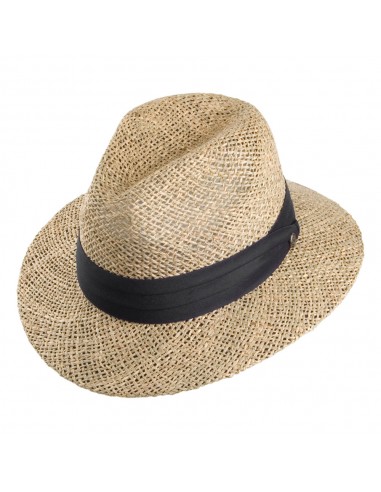 Chapeau Fedora Safari en Paille d'Algue Marine naturel JAXON & JAMES - VENTE EN GROS vente chaude votre 