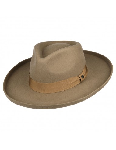 Chapeau Fedora en Laine Feutrée Capsule sable BRIXTON Profitez des Offres !