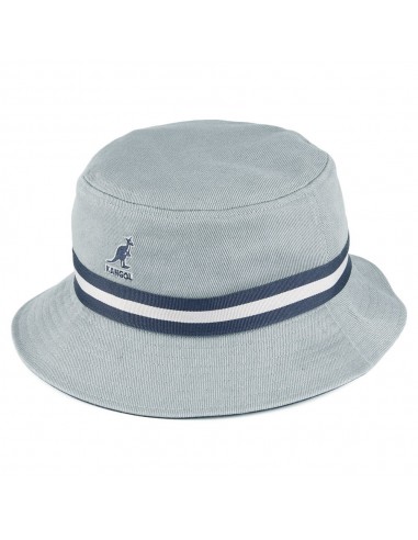 Chapeau Bob Stripe Lahinch gris clair KANGOL de technologie