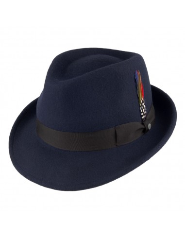 Chapeau Trilby Déformable Elkader bleu marine STETSON 2023