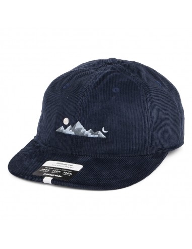 Casquette Snapback en Velours Côtelé Spirited Seasons Skyline bleu marine PATAGONIA pas chere