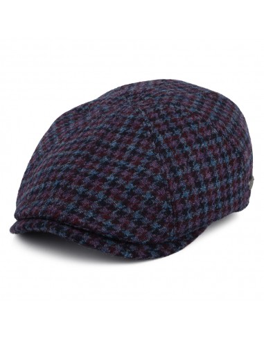 Casquette Gavroche en Laine Pied-de-Poule Furman bleu-multi BAILEY acheter en ligne