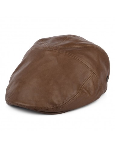 Casquette Plate en Cuir Reffell marron BAILEY 2023