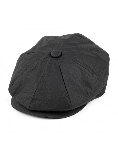 Casquette Gavroche en Toile Cirée noir JAXON & JAMES - VENTE EN GROS en linge