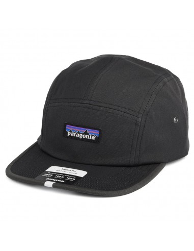 Casquette 5 Panel en Coton Bio Maclure noir PATAGONIA pas cheres