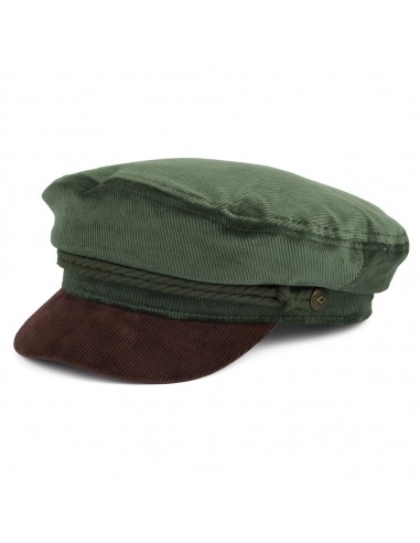 Casquette de Marin en Velours Côtelé forêt foncé-marron BRIXTON pour bénéficier 