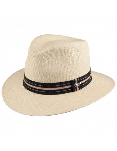 Chapeau Fedora Panama Portofina naturel WHITELEY en linge