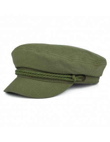 Casquette de Marin en Coton olive BRIXTON basket pas cher