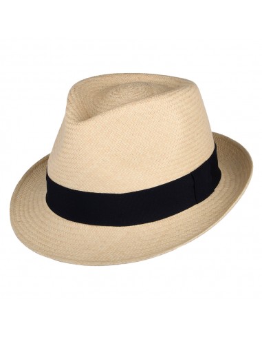 Chapeau Trilby Panama naturel-bleu marine FAILSWORTH est présent 