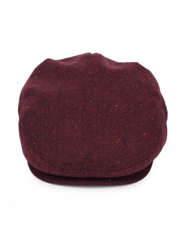 Casquette Plate Hillcrest bordeaux-noir JAXON & JAMES - VENTE EN GROS est présent 