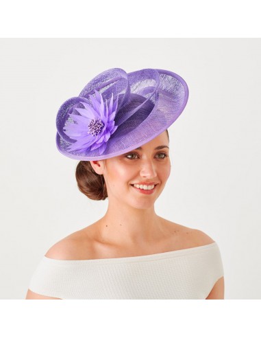 Chapeau Bibi Disque Fleur violet FAILSWORTH acheter