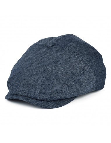 Casquette Plate en Lin Will Kimmel bleu marine GOORIN BROS. rembourrage situé sous