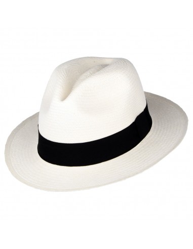 Chapeau Fedora Panama Clasico décoloré JAXON & JAMES france